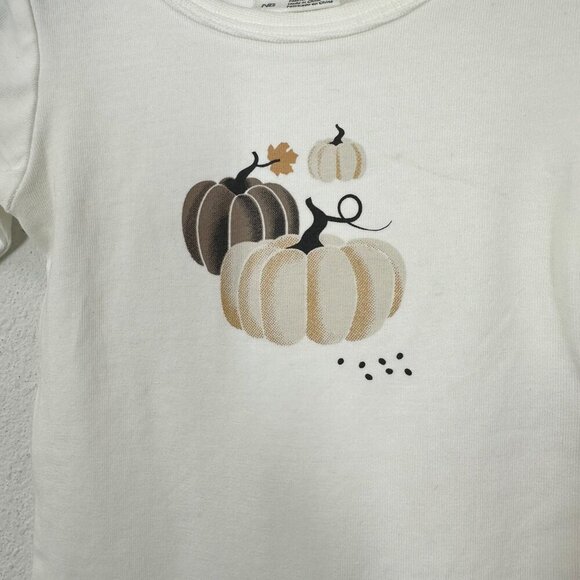 Firsts by Petit Lem Newborn‎ Fall Pumpkin Cozy First Halloween Longsleeve NWT - Picture 6 of 6